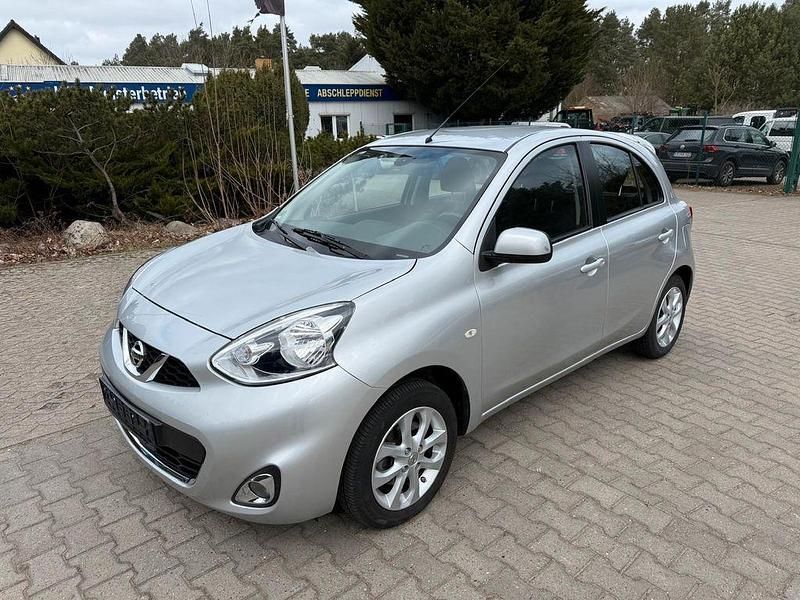 Gebraucht Nissan Micra Acenta 80 PS (58 kW) 2016 Silber Kleinwagen