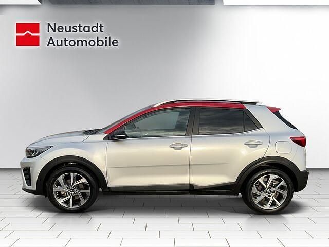 Gebraucht Kia Stonic GT-Line 120 PS (88 kW) 2022 Silky silver/red SUV