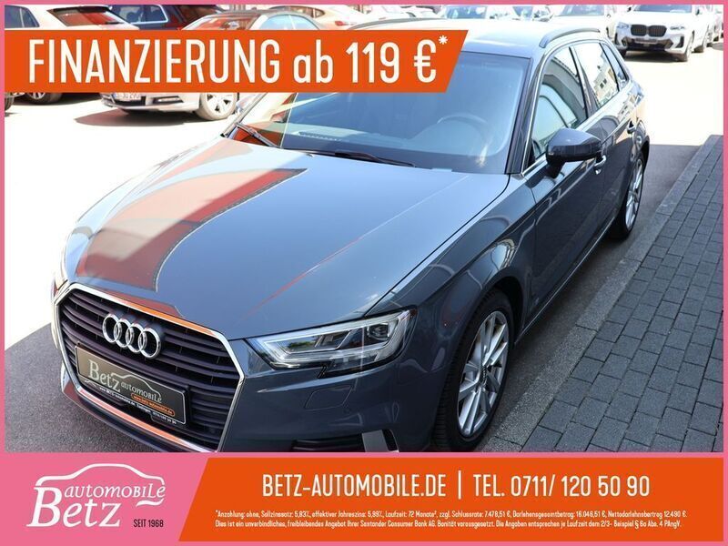 Grau Gebraucht 2016 Audi A3 Sportback Sport Limousine | 12.790 € (Guter Preis) - Bild 1/4