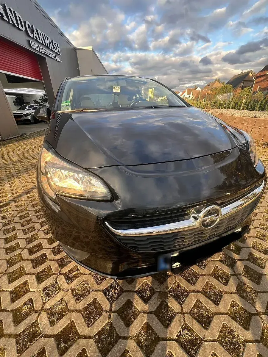 Gebraucht Opel Corsa drive 90 PS (66 kW) 2016 Schwarz Kleinwagen