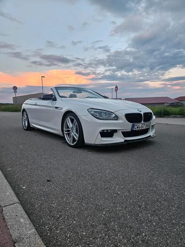 Weiß Gebraucht 2013 BMW 650 Cabriolet M Sport Cabrio | 23.500 € (Superpreis) - Bild 1/4
