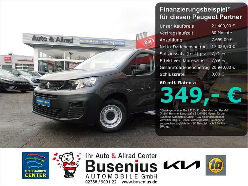 Lackierung platiniumgrau/typ aussenverkleidung metalliclackierung Gebraucht 2022 Peugeot Partner Premium Van / Kleinbus | 21.400 € (Teuer) - Bild 1/4
