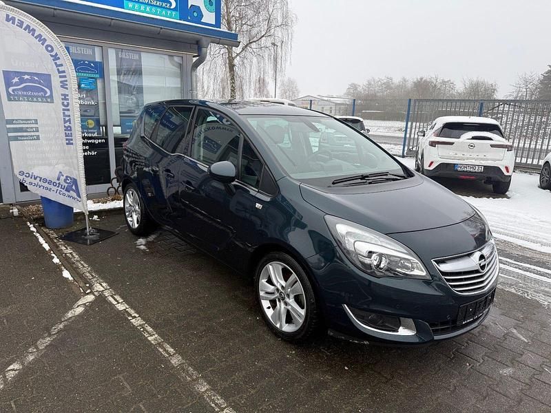 Gebraucht Opel Meriva Innovation 88 PS (64 kW) 2014 Grün Van / Kleinbus