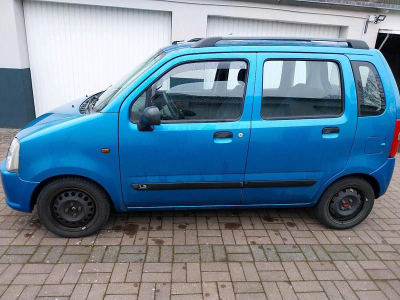 Gebraucht Suzuki Wagon R+ 96 PS (70 kW) 2003 Blau Van / Kleinbus