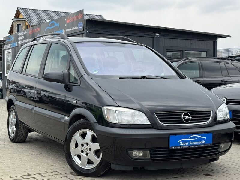 Schwarz Gebraucht 2002 Opel Zafira Van / Kleinbus | 1.990 € (Fairer Preis) - Bild 1/4