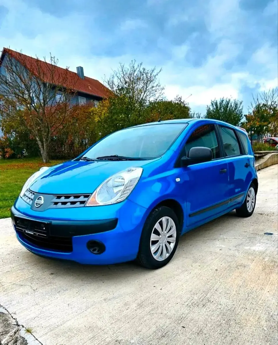 Gebraucht Nissan Note 90 PS (66 kW) 2007 Blau Kleinwagen