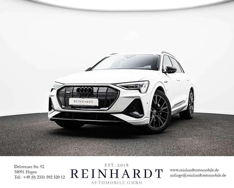 Gebraucht Audi e-tron S-Line 300 kW (408 PS) 2022 Gletscherweiß metallic SUV