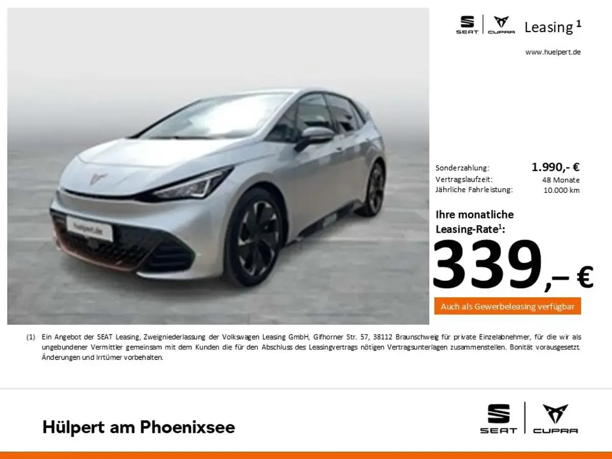 Gebraucht Cupra Born e-Boost 169 kW (231 PS) 2025 Silber Kleinwagen