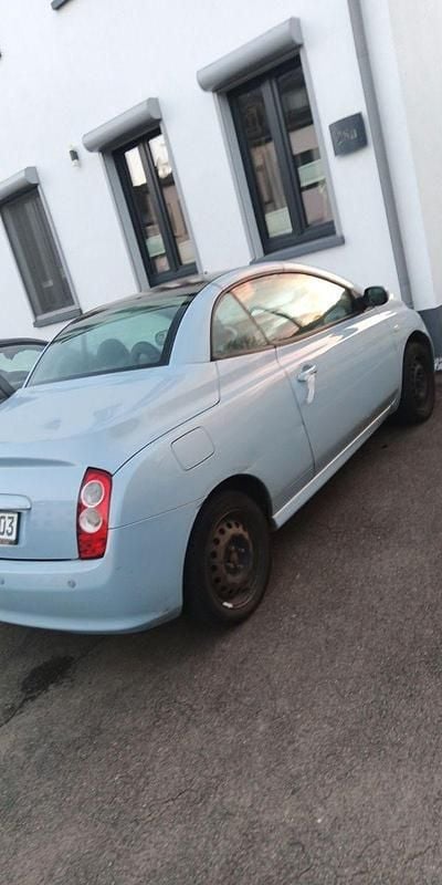 Blau Gebraucht 2005 Nissan Micra C+C Cabrio | 500 € (Superpreis) - Bild 1/4