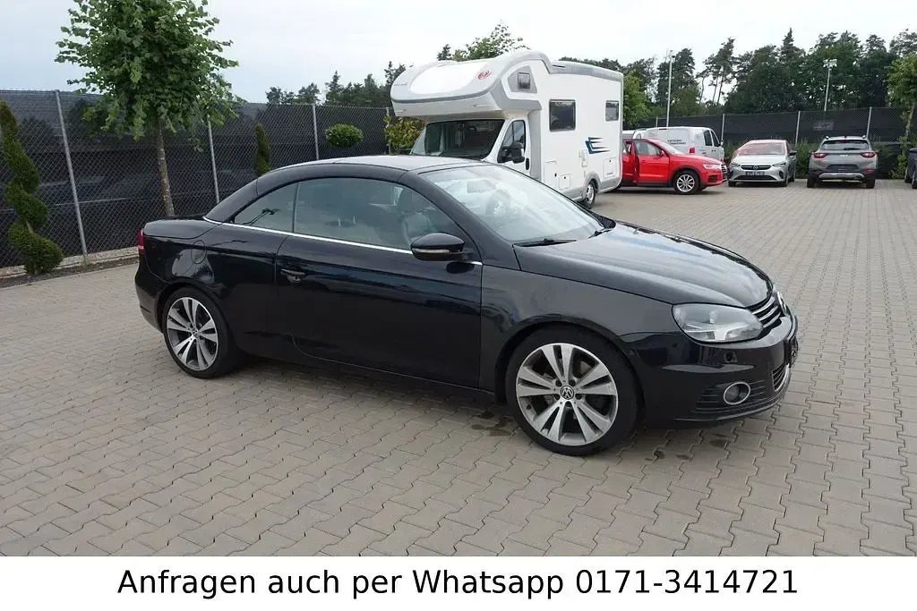 Gebraucht VW Eos Exclusive 140 PS (102 kW) 2012 Schwarz Cabrio