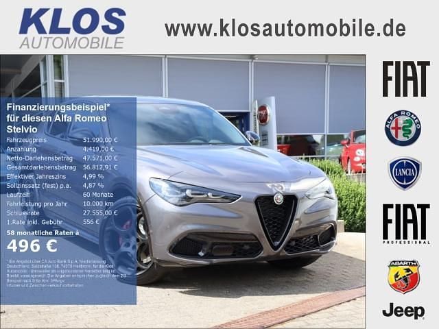 Grau vesuvio metallic Gebraucht 2025 Alfa Romeo Stelvio Veloce SUV | 51.990 € - Bild 1/4