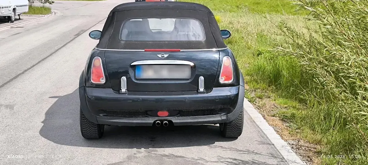 Usata Mini Cooper S Cabriolet 170 CV (125 kW) 2007 Nero Cabrio