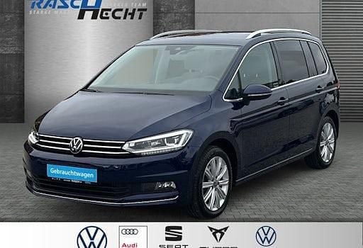 Blau Gebraucht 2024 VW Touran Highline Van / Kleinbus | 28.870 € (Superpreis) - Bild 1/4