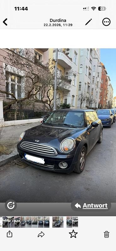 Gebraucht Mini Cooper 2008 Schwarz Kleinwagen