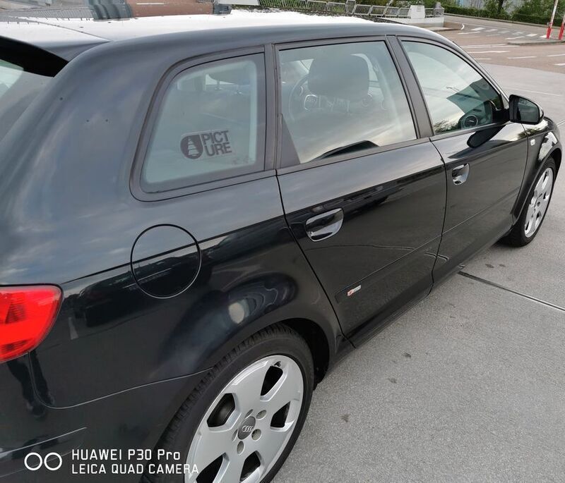 Schwarz Gebraucht 2008 Audi A3 Sportback S-Line Kleinwagen | 5.200 € (Fairer Preis) - Bild 1/4