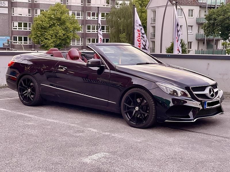 Schwarz Gebraucht 2014 Mercedes E250 AMG Cabrio | 18.350 € (Superpreis) - Bild 1/4