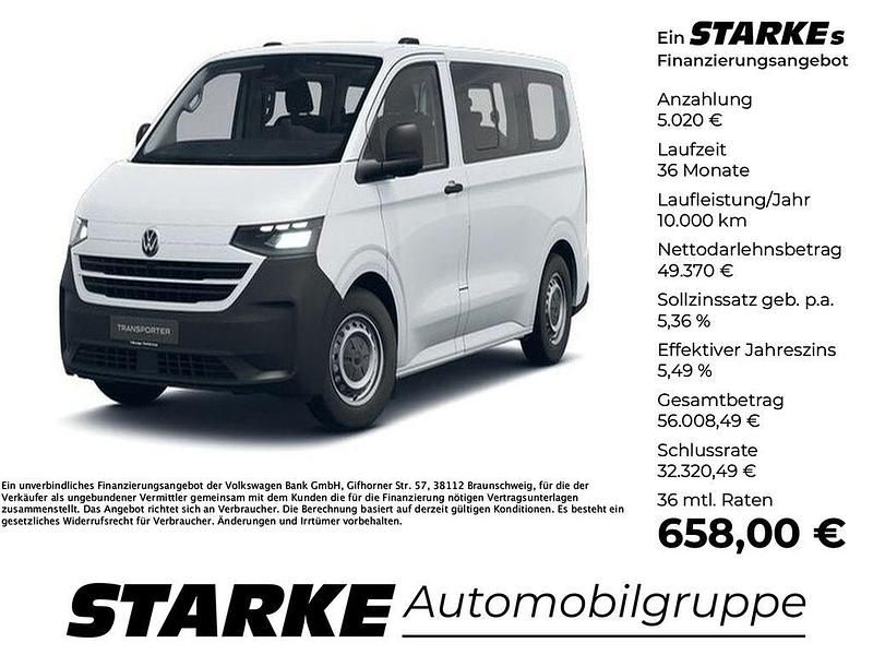 Weiß (clear white) Neu 2025 VW Transporter Van | 53.990 € - Bild 1/4