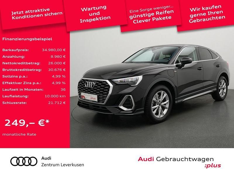 Mythosschwarz metallic Gebraucht 2022 Audi Q3 Sportback S-Line SUV | 34.980 € (Fairer Preis) - Bild 1/4