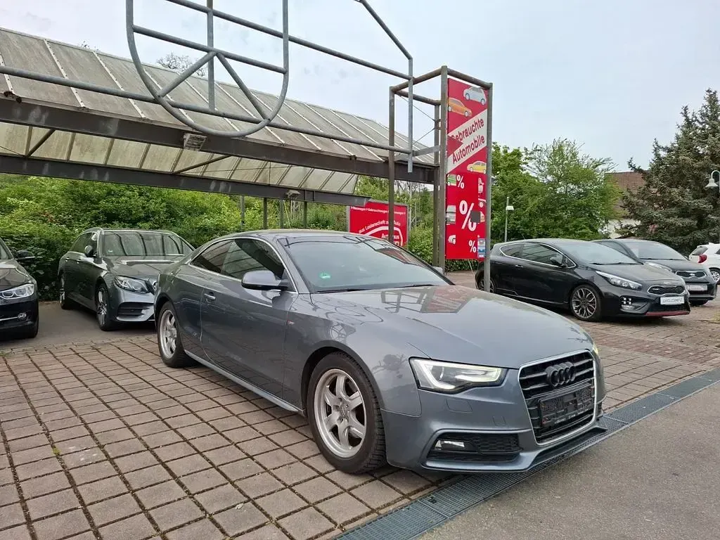 Second-hand Audi A5 S-Line 170 CP (125 kW) 2013 Gri Coupe