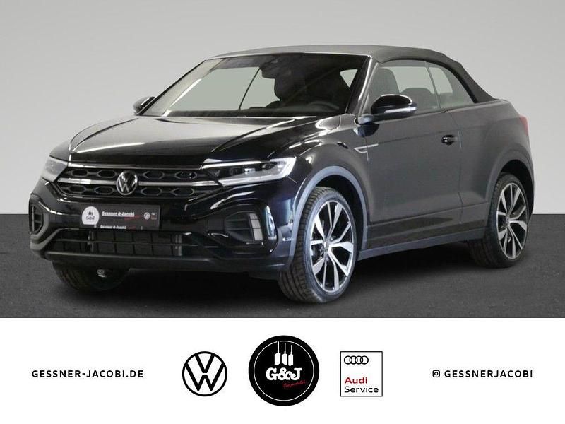 Schwarz Neu 2025 VW T-Roc Cabriolet R-line Cabrio | 46.291 € - Bild 1/4