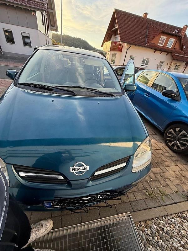 Gebraucht Nissan Almera Tino 118 PS (86 kW) 2002 Blau Van / Kleinbus