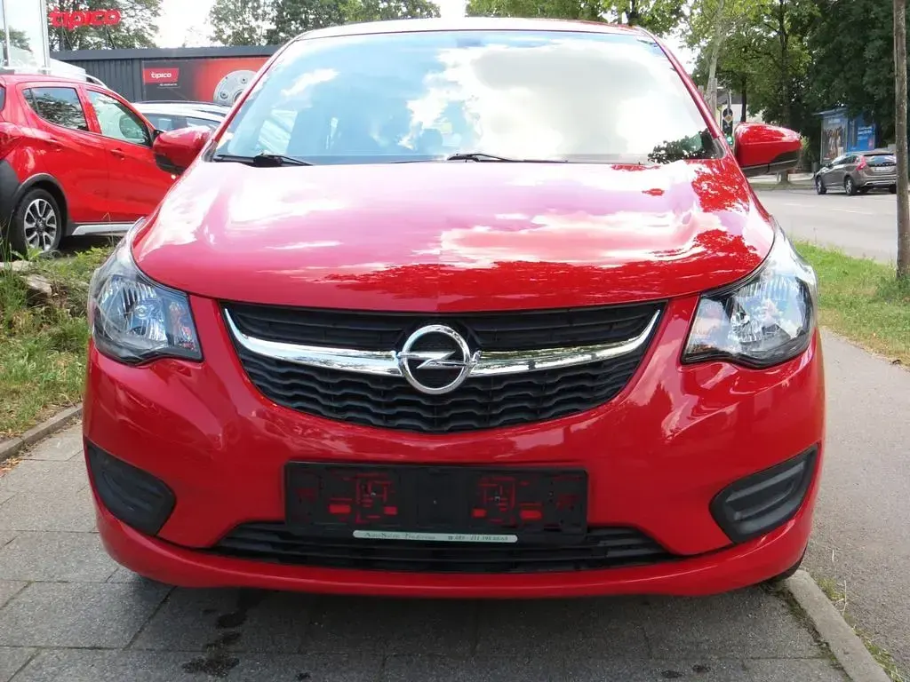 Gebraucht Opel Karl Active 75 PS (55 kW) 2017 Rot Kleinwagen