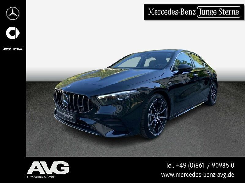 Lack kosmosschwarz Gebraucht 2023 Mercedes A35 AMG Advanced Limousine | 38.990 € (Fairer Preis) - Bild 1/4