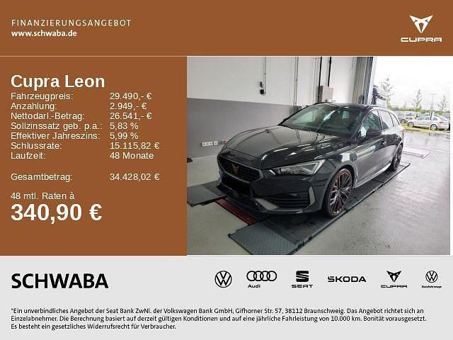 Midnight schwarz Gebraucht 2022 Cupra Leon VZ Kombi | 29.490 € (Etwas zu teuer) - Bild 1/4