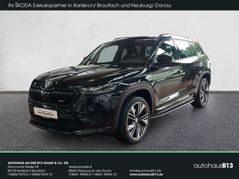 Blackmagic perleffekt (schwarz) Gebraucht 2023 Skoda Kodiaq RS SUV | 46.490 € (Fairer Preis) - Bild 1/4