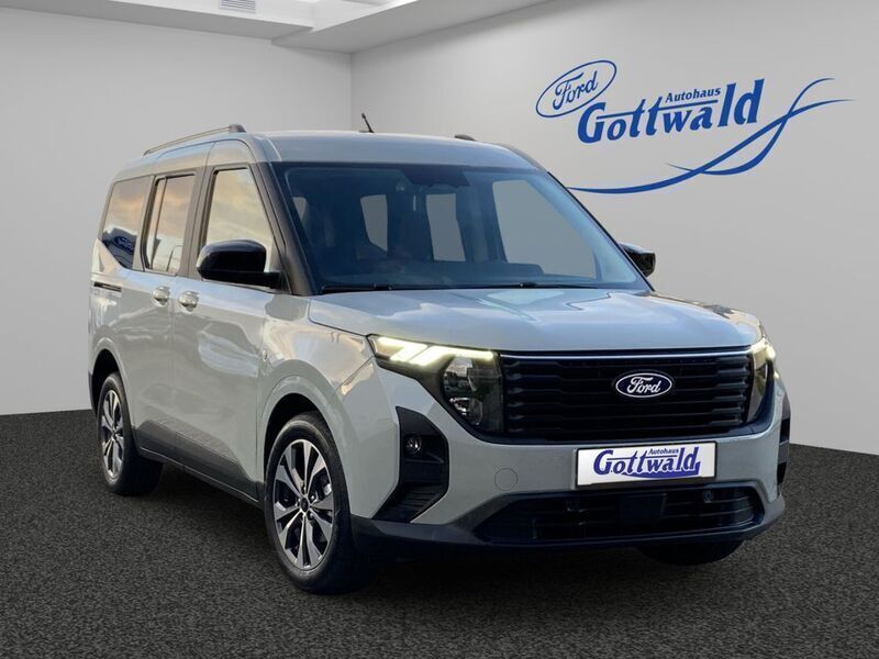Grau Neu 2024 Ford Tourneo Courier Titanium Van / Kleinbus | 27.990 € (Fairer Preis) - Bild 1/4