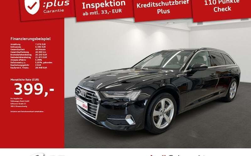 Schwarz Gebraucht 2020 Audi A6 Sport Kombi | 28.690 € (Fairer Preis) - Bild 1/2