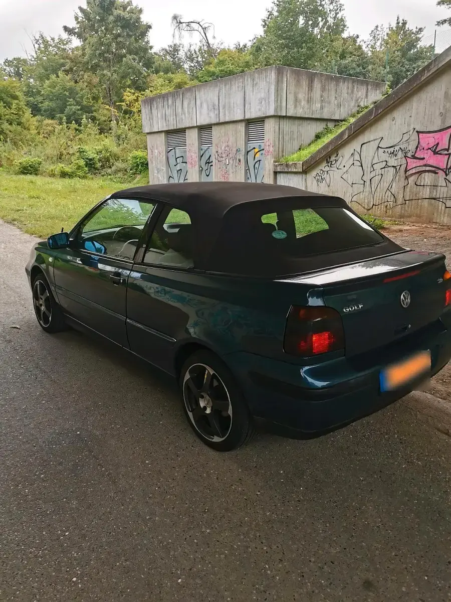 Gebraucht VW Golf Cabriolet GTI 115 PS (84 kW) 2002 Grün Cabrio