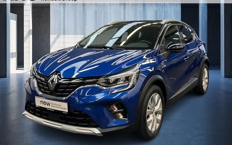 Gebraucht Renault Captur Intens 91 PS (66 kW) 2021 Blue rqh + black gne (blau) SUV