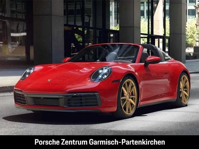 Rot Gebraucht 2023 Porsche 911 Targa 4S Cabrio | 159.790 € - Bild 1/4