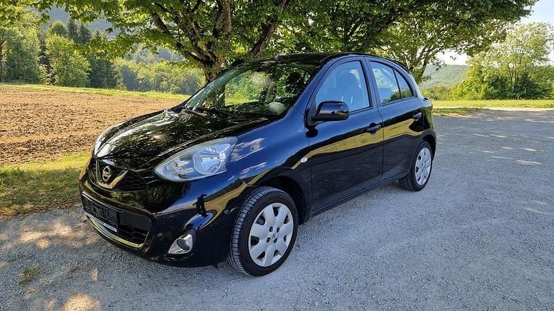 Schwarz Gebraucht 2014 Nissan Micra Kleinwagen | 3.200 € (Superpreis) - Bild 1/4