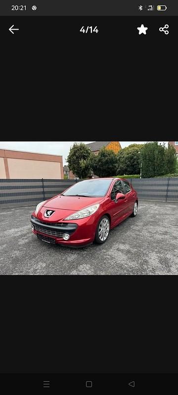 Gebraucht Peugeot 207 2008 Rot Kleinwagen