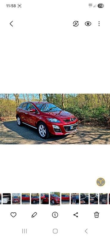 Rot Gebraucht 2010 Mazda CX-7 SUV | 2.900 € (Fairer Preis) - Bild 1/4