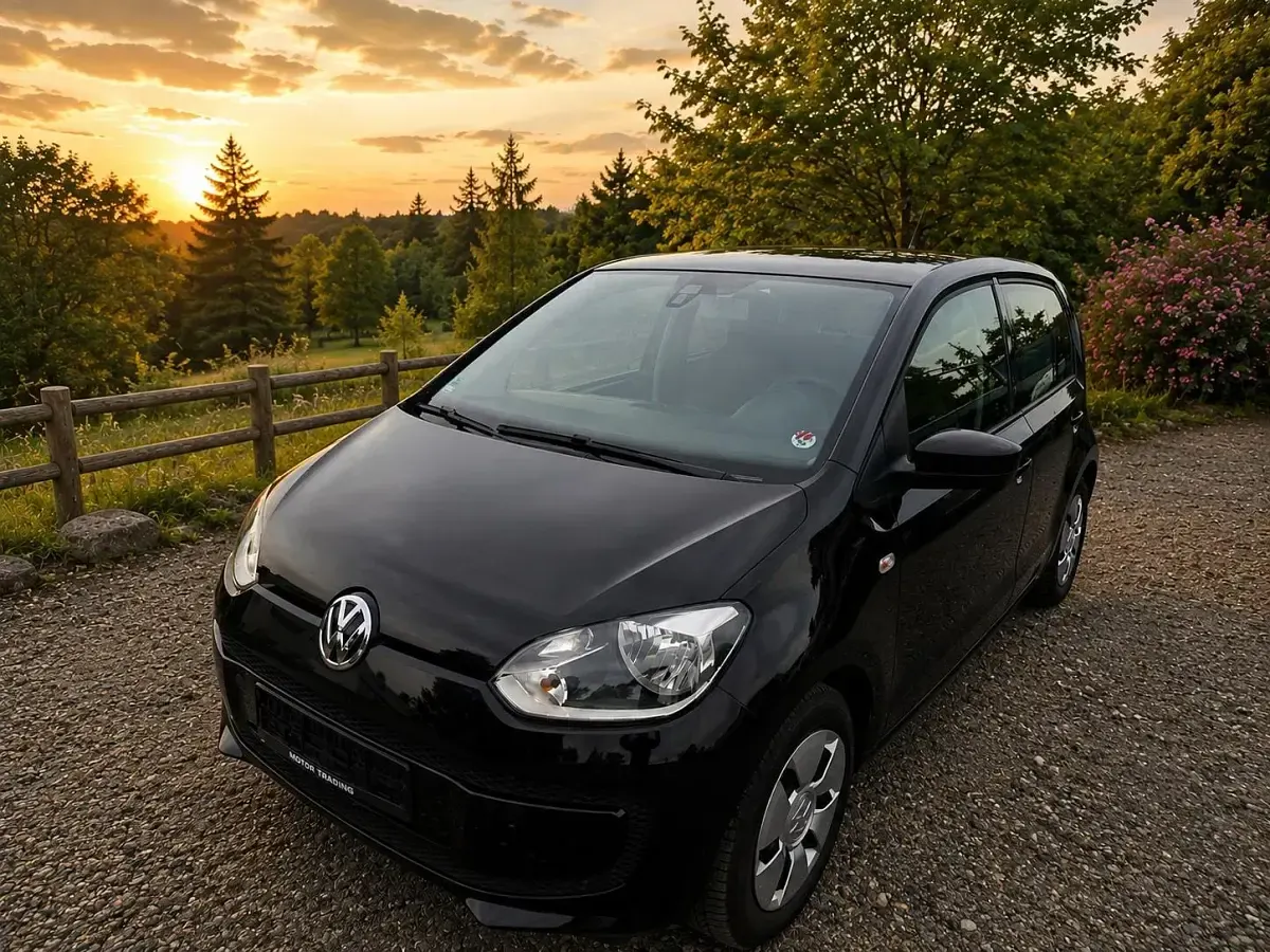 Gebraucht VW up! 60 PS (44 kW) 2016 Schwarz Kleinwagen