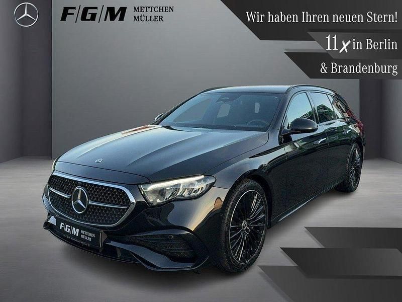 Metalliclack obsidianschwarz Gebraucht 2024 Mercedes E200 AMG line Kombi | 51.990 € (Fairer Preis) - Bild 1/4