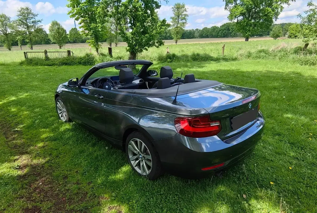 Gebraucht BMW 220 Sport Line 184 PS (135 kW) 2016 Grau Cabrio