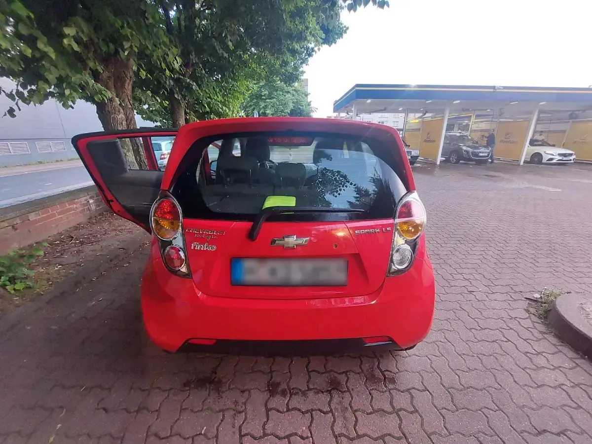 Gebraucht Chevrolet Spark 2013 Rot Kleinwagen