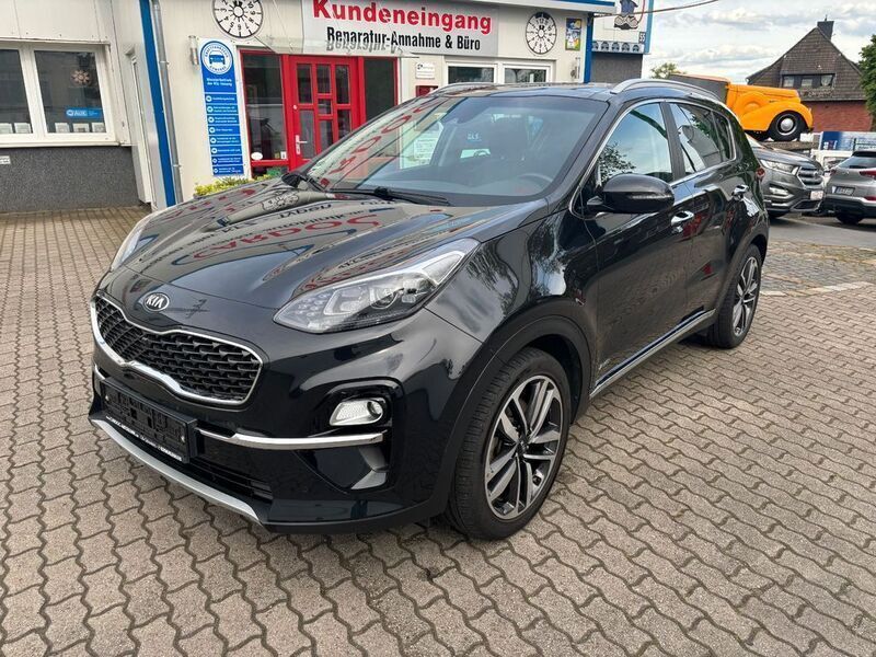 Schwarz Gebraucht 2020 Kia Sportage Platinum Edition SUV | 23.650 € (Etwas zu teuer) - Bild 1/4