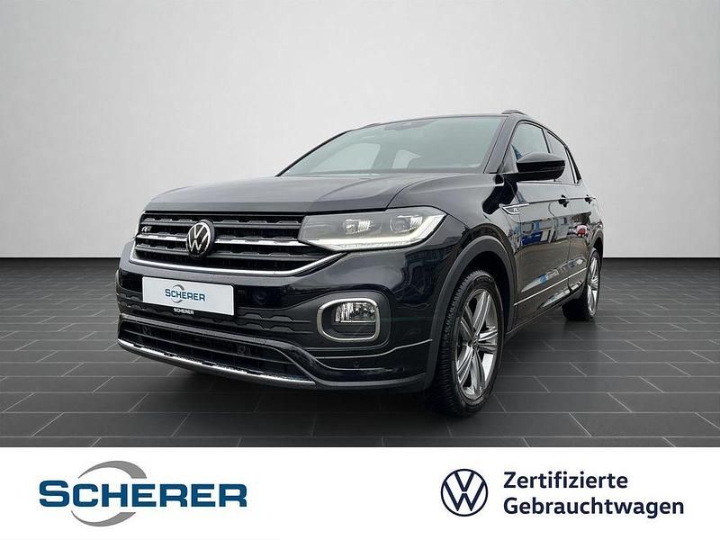Deep black perleffekt (metallic) Gebraucht 2022 VW T-Cross R-line SUV | 24.980 € (Fairer Preis) - Bild 1/4
