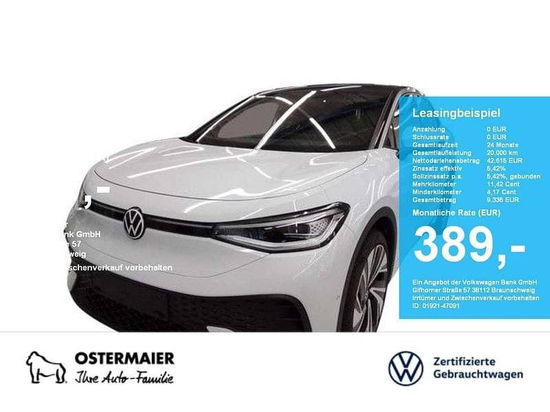 Gletscherweiß Gebraucht 2025 VW ID.5 Pro SUV | 42.615 € (Superpreis) - Bild 1/4