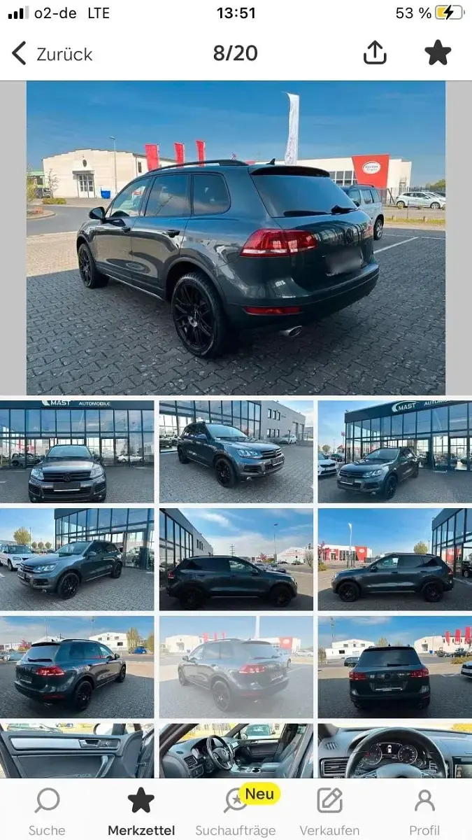 Gebraucht VW Touareg 245 PS (180 kW) 2013 Grau SUV