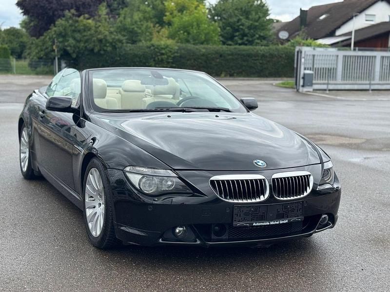 Schwarz Gebraucht 2006 BMW 650 Cabriolet Shadowline Cabrio | 13.900 € (Fairer Preis) - Bild 1/4