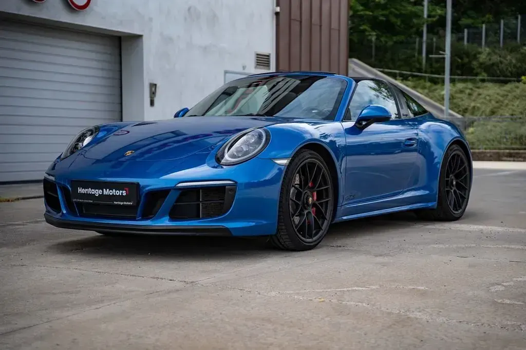 Gebraucht Porsche 911 Carrera 4 GTS Targa 450 PS (330 kW) 2018 Blau Cabrio