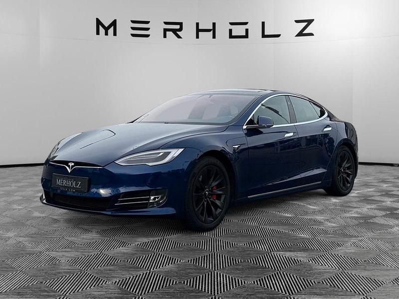 Blau Gebraucht 2019 Tesla Model S Performance Kleinwagen | 39.990 € (Teuer) - Bild 1/4