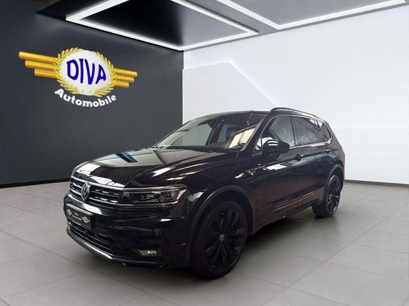 Schwarz Gebraucht 2020 VW Tiguan Allspace R-line SUV | 33.999 € (Teuer) - Bild 1/4