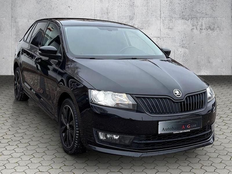 Schwarz Gebraucht 2015 Skoda Rapid Monte Carlo Limousine | 11.990 € (Etwas zu teuer) - Bild 1/4